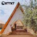 Beige cad oo bannaanka banaanka ah ee Tentret teendhada Tent